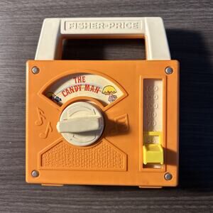 Vintage 1978 Fisher Price The Candy Man Music Box #790 Working